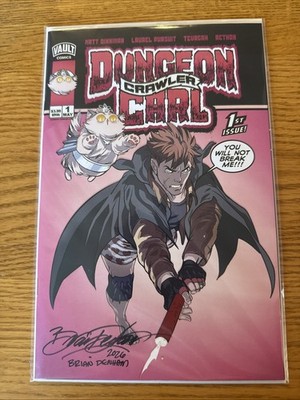 Dungeon Crawler Carl #1 (Vault Comics) 1st Print Signed by Brian Denham