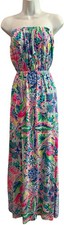 NEW Lilly Pulitzer Marlisa Maxi Dress XXS Multi Dancing on the Deck NWT $188