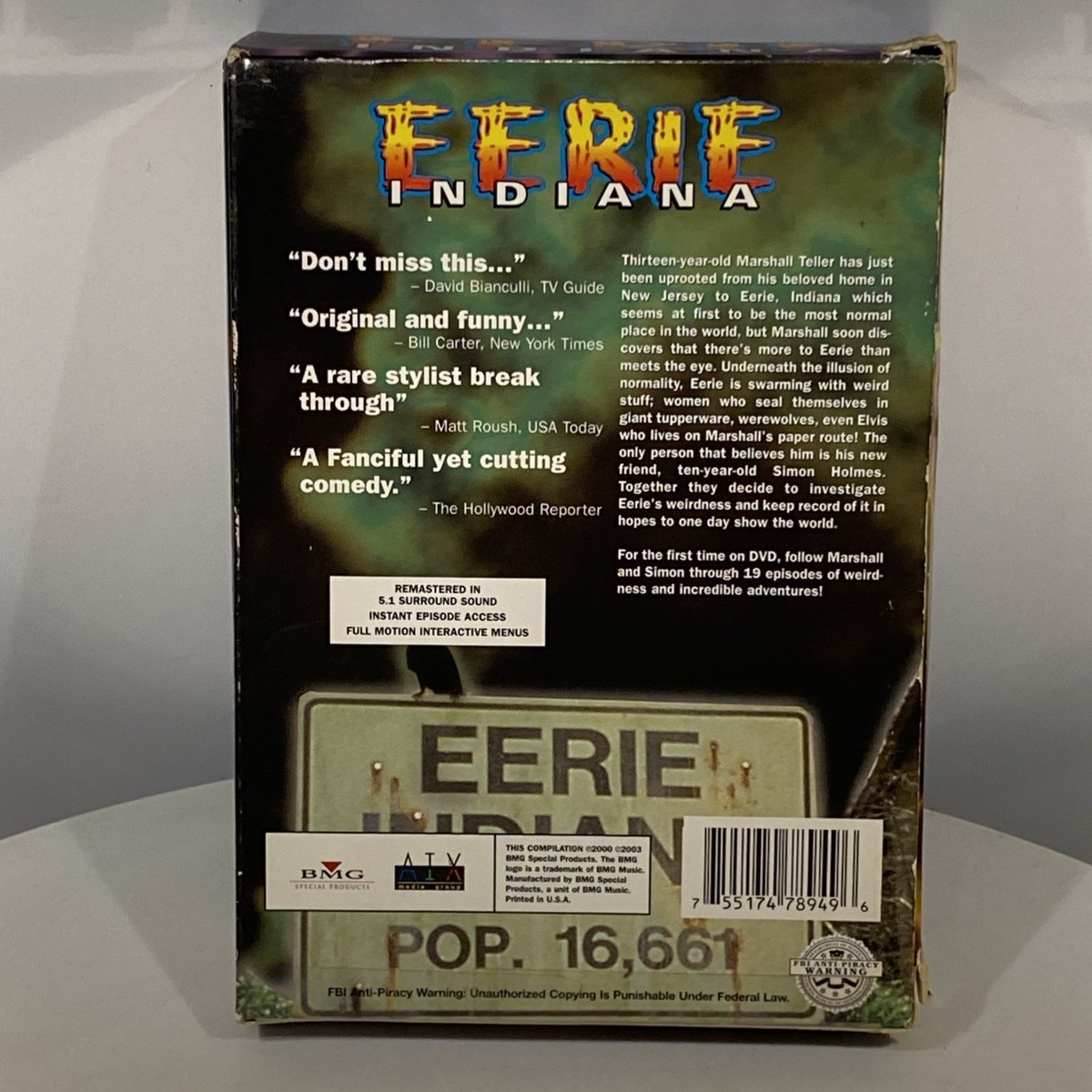 Eerie, Indiana - The Complete Series (DVD, 2004, 5-Disc Set