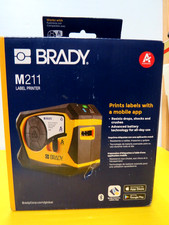 Brady M211 Portable Bluetooth Monochrome Label Printer Yellow Black