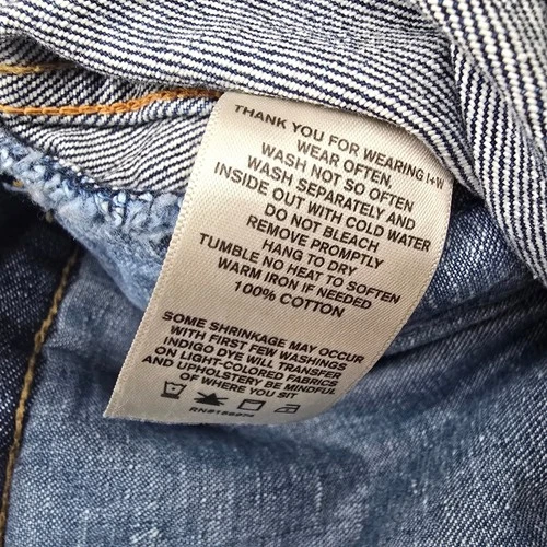 Imogene and Willie Wilkins Jacket Mens Small Indigo Washed Denim Trucker Jacket image 9