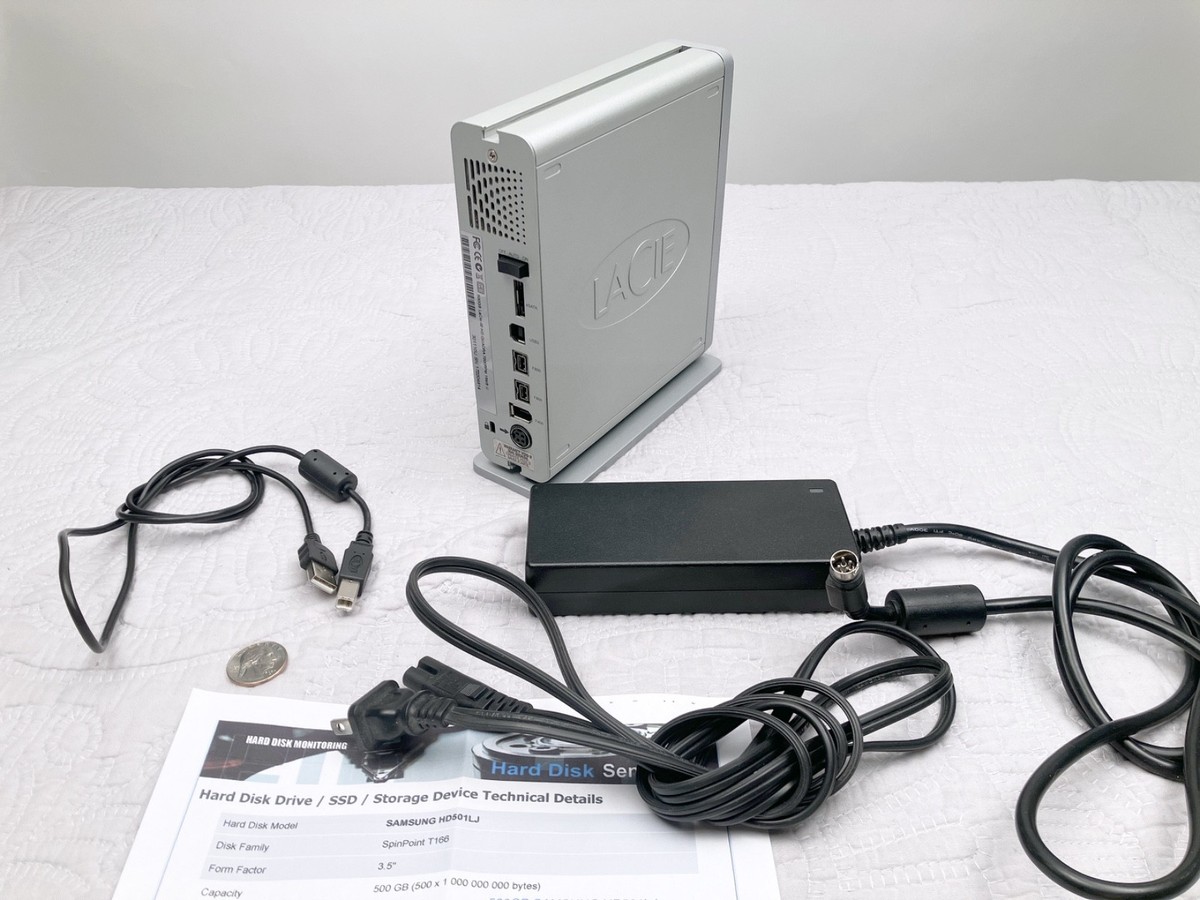 500 GB LaCie D2 Quadra Hard Drive - eSATA, USB2, FW 800 x 2, FW