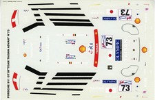 PORCHE 996 GT3 N� 73 LE MANS 2000 TEAM TAISAN ADVAN DECALS DECO' MODELS 1/24