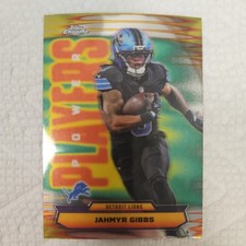 2025 Topps Chrome Jahmyr Gibbs Power Players #PP-12 NFL Lions Card