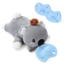 Koala Stuffed Animal Pacifier  Binky Soothie Holder Newbornbaby 0-3 Months