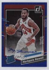 2023-24 Donruss Rated Rookie Choice Blue Signatures /49 Markquis Nowell Auto 3hd