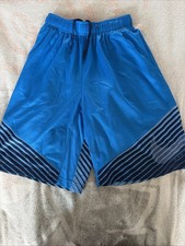 Nike Elite DriFit Blue Athletic Sport Shorts, Size youth Medium