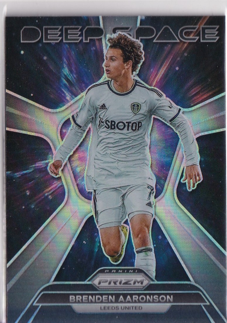 2022-23 Panini Prizm Premier League Deep Space Brenden Aaronson #18