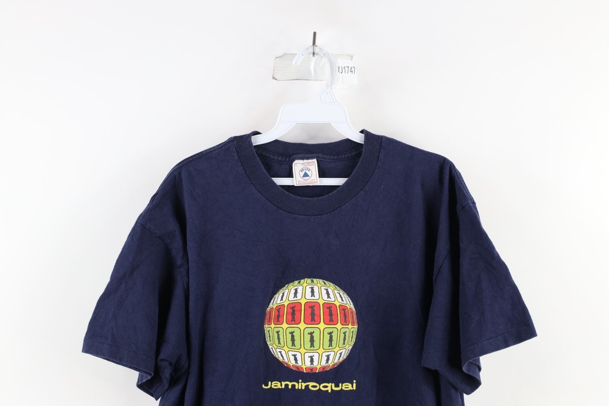 トップス Jamiroquai blue design tee Jamiroquai blue design tee