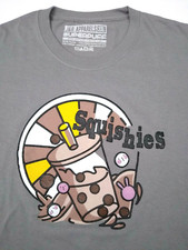 Squishie Men's T-Shirt 2XL Superpuff Design Gray Multicolor Graphic Made in USA