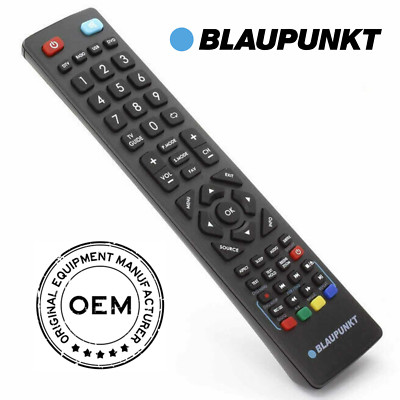 UK Original Universal Blaupunkt LCD LED 3D HD Freeview TV Fernbedienung schwarz