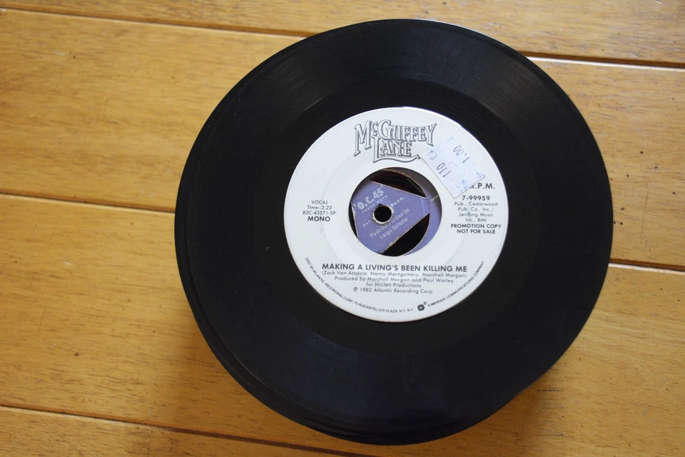 ZACK VAN ARSDALE PROMO "MAKING A LIVINGS BEEN KILLING ME" 45 RPM 7" [4B3-96] Foto 2 de 4