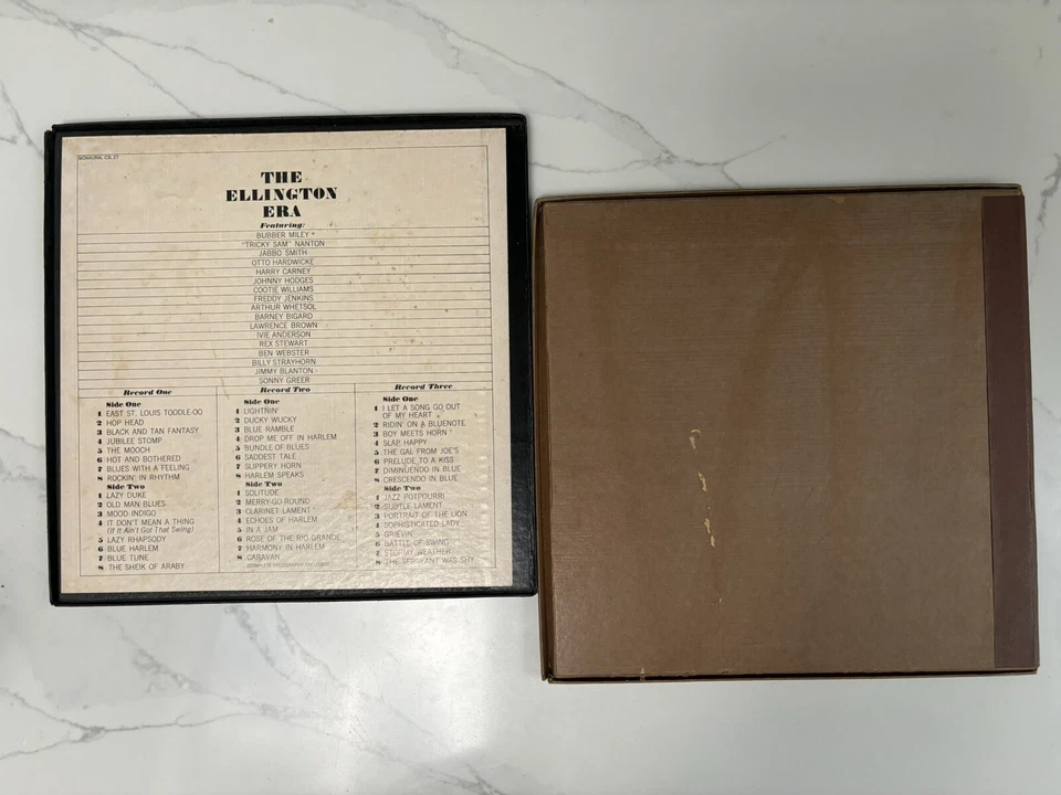 Lot Sale of 2 - DUKE ELLINGTON "1927-1940 Vol 1 & 2" 6LP Mono Box sets Columbia - Image 2 of 4