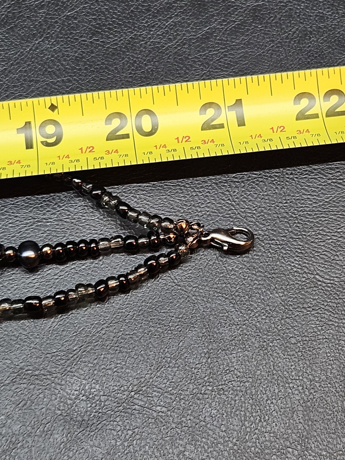 Multi Beaded Multi Strand Black Shell Beaded Blac… - image 19