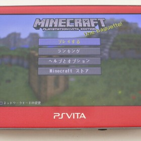 PS Vita MINECRAFT Mine Craft Sony Playstation pv
