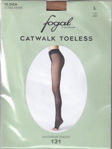 Bas FOGAL SILKY 207 coloris Noir. Taille M. Shiny border stockings