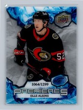 2021-22 Upper Deck Ice - Ice Premieres #168 Olle Alsing /1299 (RC) Rookie