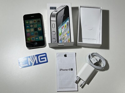Apple iPhone 4s 16 GB - Schwarz Ohne Simlock A1387 (CDMA + GSM) neuwertig #516