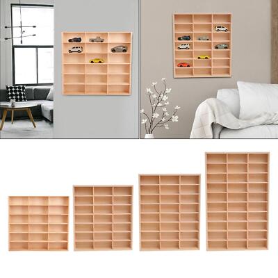 Wooden Diecast Car Display Rack Multiuse Diecast Toys Organizer Cabinet ...