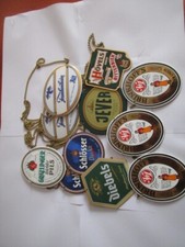 Zapfhahnschilder Konvolut 11 Stück. Hövels,Jever, Giebels. Auflistung im Text