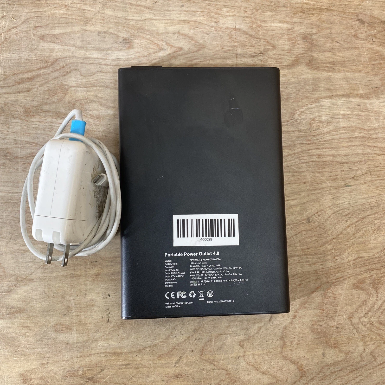 ChargeTech Portable Outlet PPO27K-4.0 - Thumbnail 4