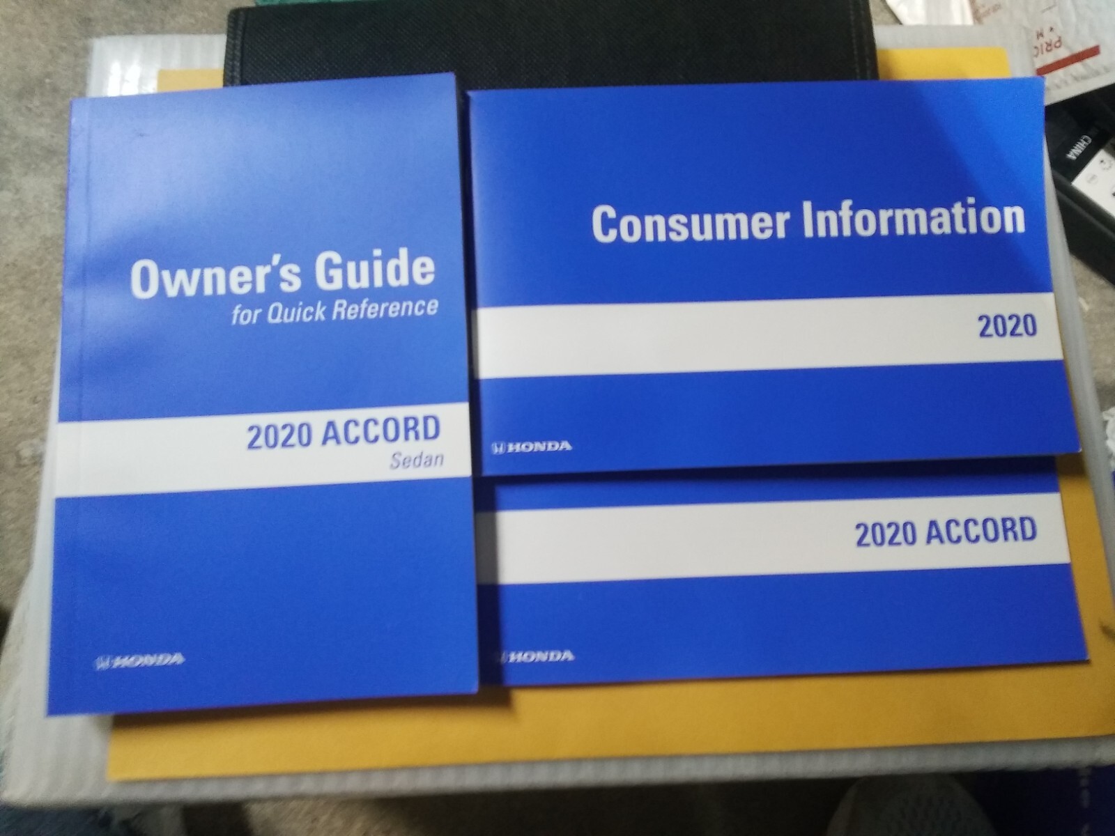 2020 HONDA ACCORD OWNERS MANUAL & CASE ( INFO & WARRANTY) eBay