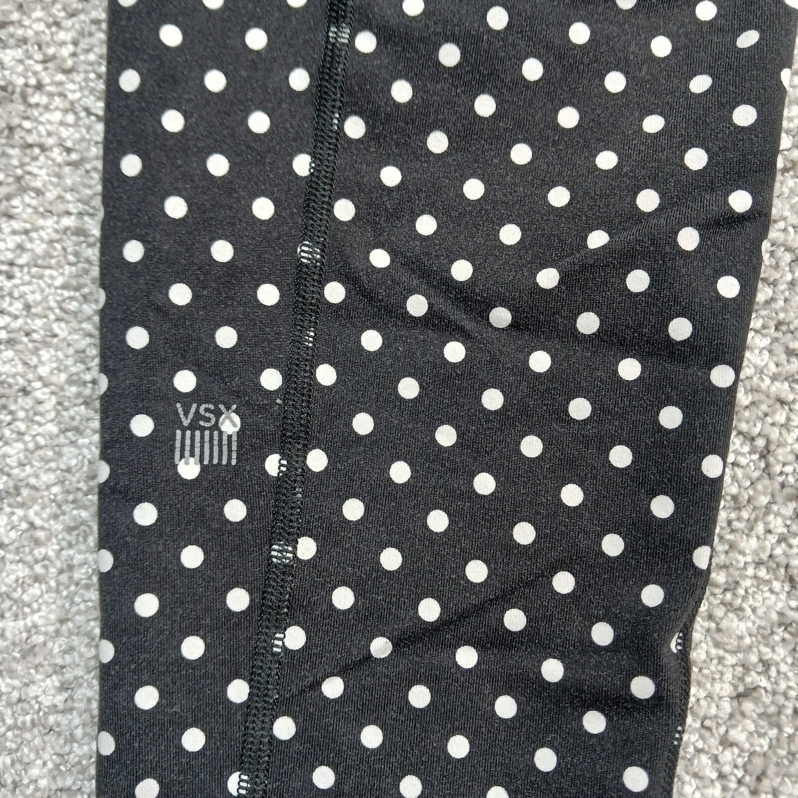 victoria-secret-vs polka dot pink white vsx leggings