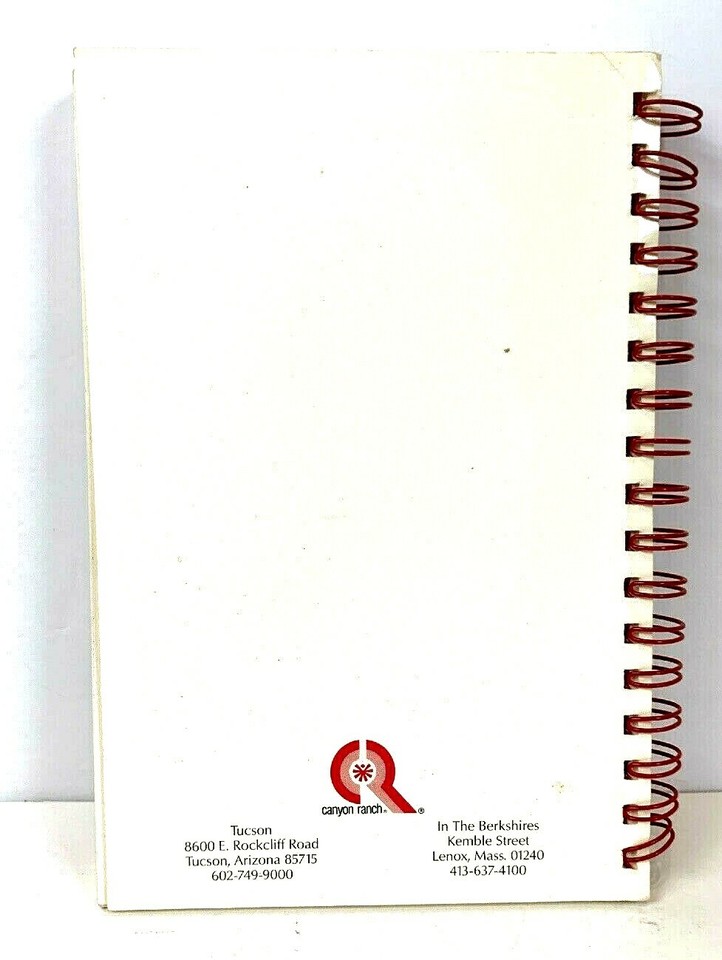 The Canyon Ranch Cookbook Jeanne Jones Canyon Ranch Staff PB 1988 B1 eBay