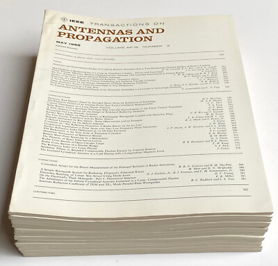 Lot of 12 Rare IEEE Radio Antennas And Propagation Trade Magazines 1968-1970