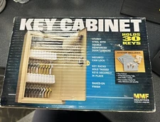 MMF Industries Open Box Steel Key Cabinet Holds 30 Keys Security Cam Lock