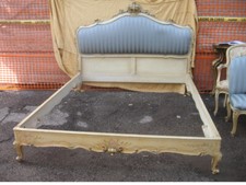 LETTO MATRIMONIALE BAROCCHETTO LACCATO VENEZIANO - RICCA CIMASA - 1940 EMILIA