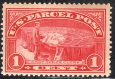 US Stamp Scott #Q1, 1c, Parcel Post, OG, MNH, VF, SCV$12.00 (B)