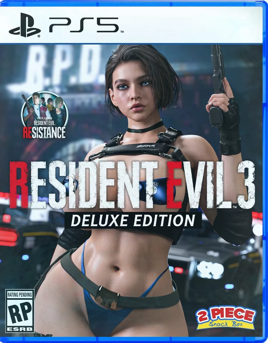 Resident Evil 3 Remake (PlayStation 5) Cover Art Only | No Game Included