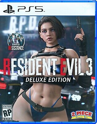 Resident Evil 3 Remake (PlayStation 5) Cover Art Only | No Game Included