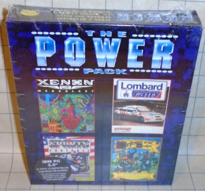 The Power Pack IBM PC Games SEALED Beau-Jolly - Xenon 2, Defender of the Crown