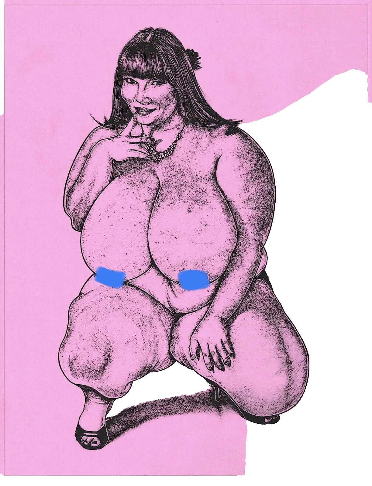 Impresiones de arte de desnudos de dibujos animados