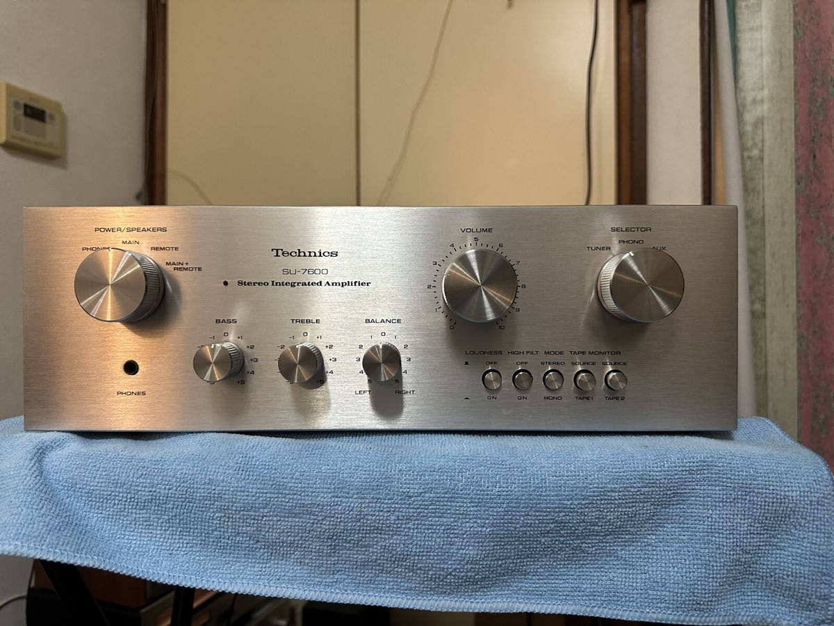 稼働品 technics プリメインアンプsu-7600 Technics SU-7600 Vintage Stereo Integrated Amplifier working