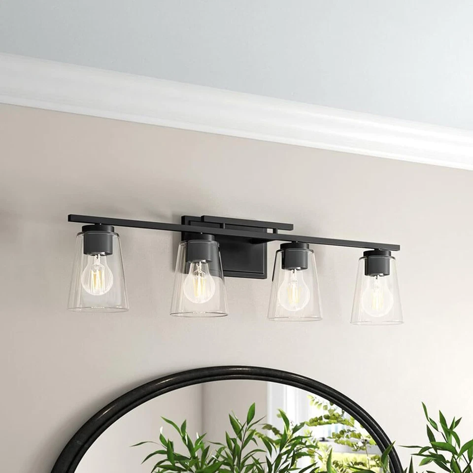 4Pack A19 LED Filament Light Bulb, 5W(40W), E26, Clear, 2700K, 450LM - Image 2 of 4