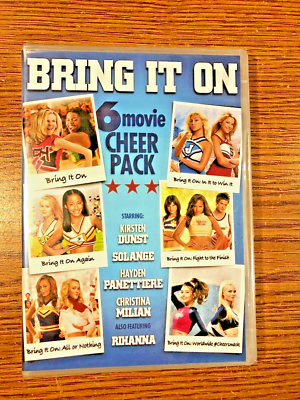 Bring It On 6 Movie Cheer Pack DVD Set Kirsten Dunst Rihanna