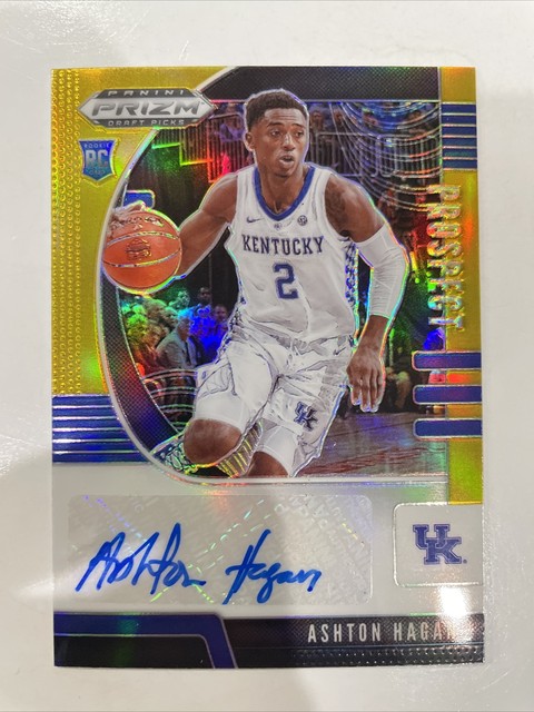 Ashton Hagans 2020-21 Panini Prizm Draft Picks Black Gold Auto 1/5 UK SSP RC