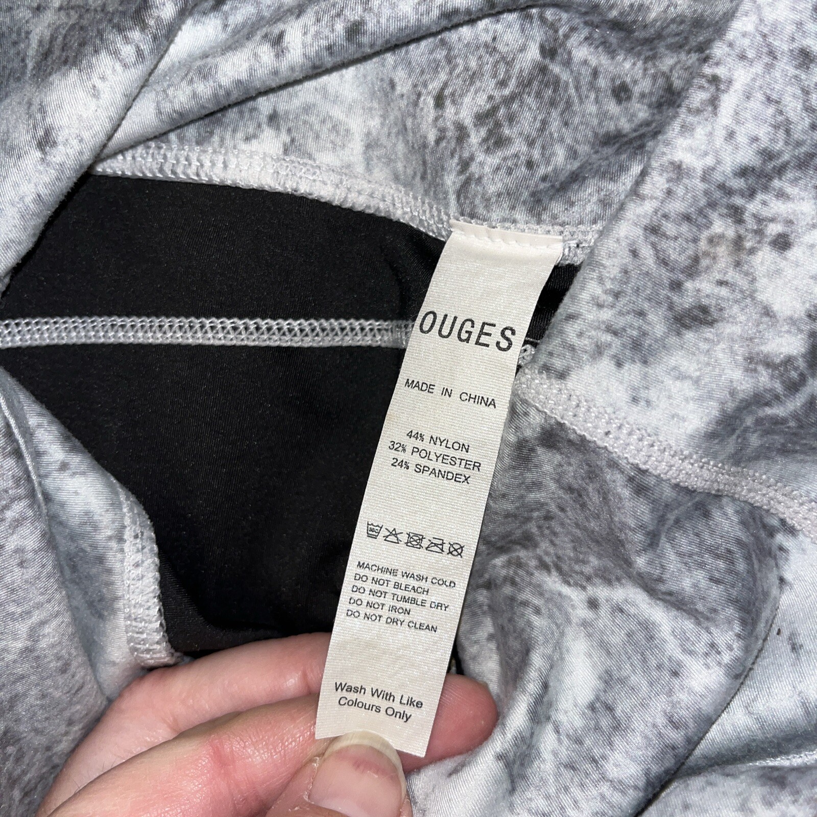 ouges high waisted Leggings with pockets size med… - image 5