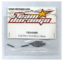 RC Team Durango TD310490 CVD Pin 2.5x14.8mm (10) DESC10 DEX8 DEX8T DNX8 