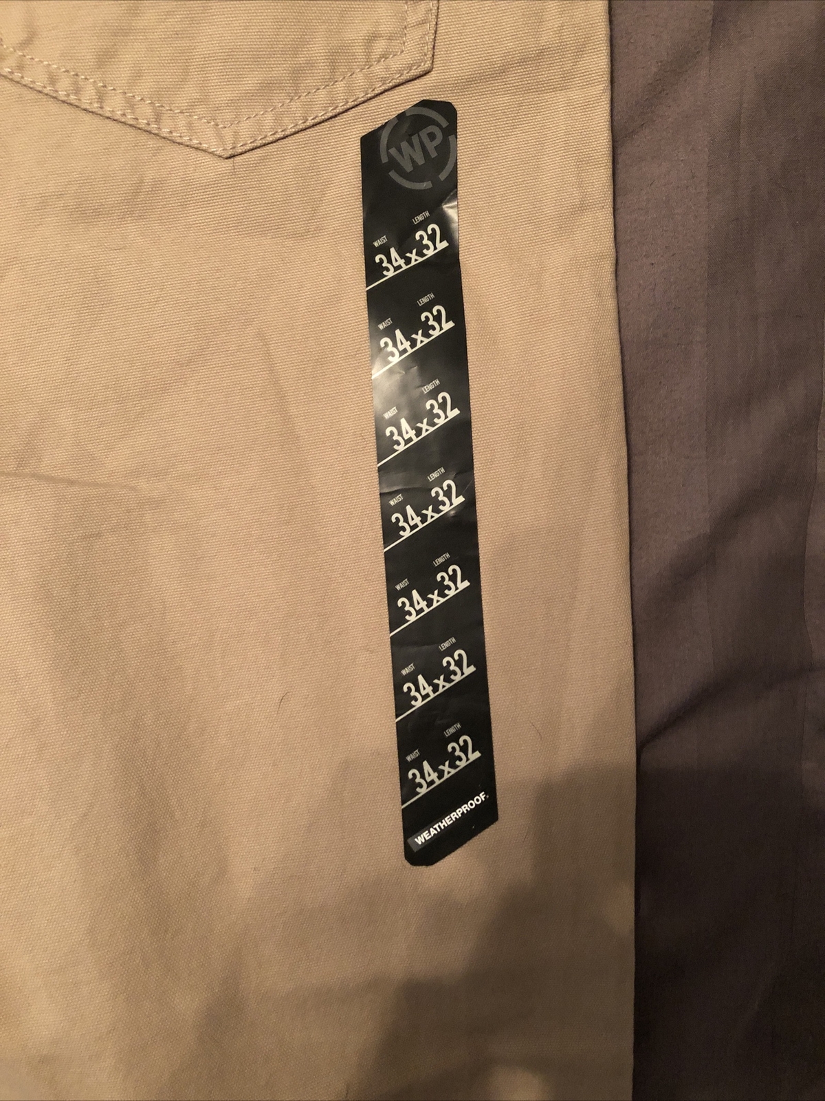 Costco mens trousers 34 waist x 32 long. Khaki Brand new with tags eBay