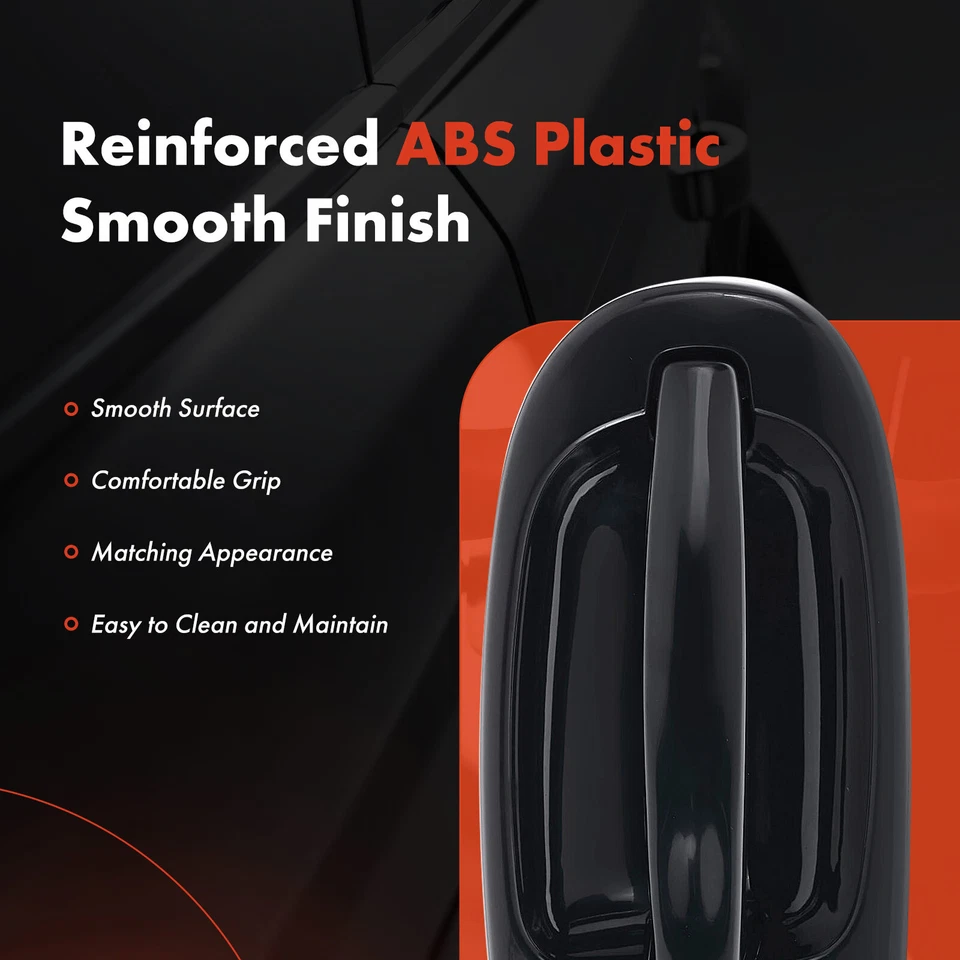 Maçaneta externa preta lisa traseira para Chevy Venture Pontiac Montana - Imagem 4 de 4