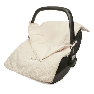 Jollein Fußsack Gruppe 0+ für Babyschale Boucle Naturel NEU