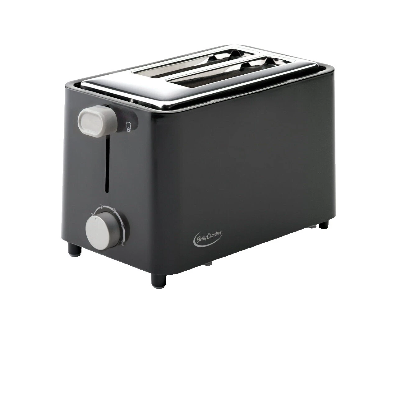 Ancho de acero inoxidable Betty Crocker-slot/Bagel Tostadora tostadoras