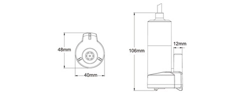 SEAFLO 12v Multi Purpose Submersible Water Transfer Pump 4.2 GPM - Bild 3 von 3