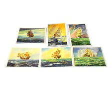 VELIERI 6 cartoline nuove ZAMPERONI 1980