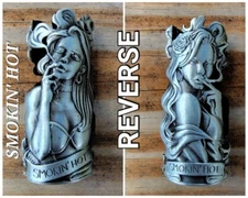 Pinup Smoking Hot Metal Lighter Case Cover Sleeve Fits Bic Lighter