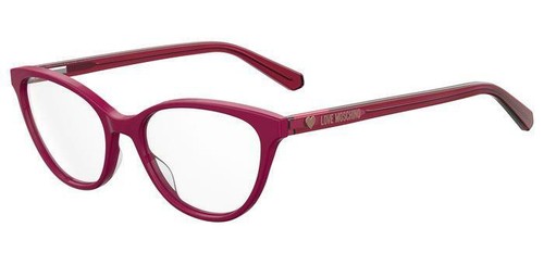 Moschino Occhiali da Vista Montatura MOL545/TN 8CQ Rosso Cat Eye Donna |  eBay